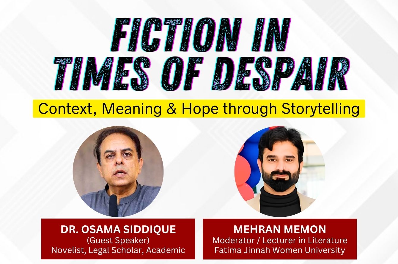 Fiction in Times of Despair: Seeking Context, Meaning & Hope through Storytelling